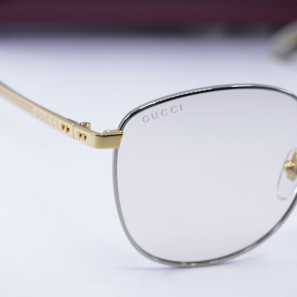 Gucci GG1367S 001 Square Sunglasses - Gold\Yellow - Picture 5 of 10